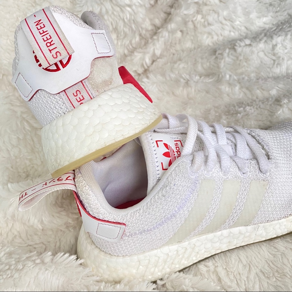 Adidas Men’s NMD R2 CNY White Chinese Sneakers - Picture 13 of 14